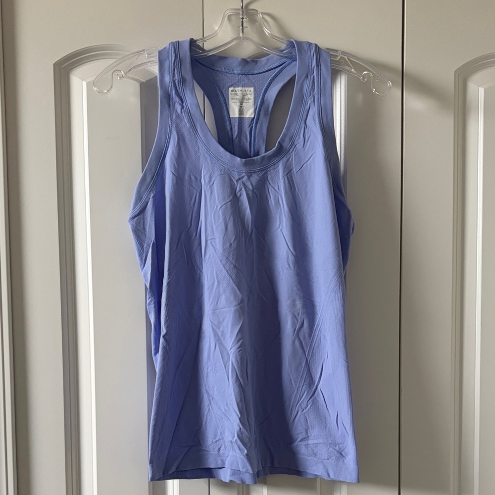 Athleta Periwinkle Racerback Tank Top